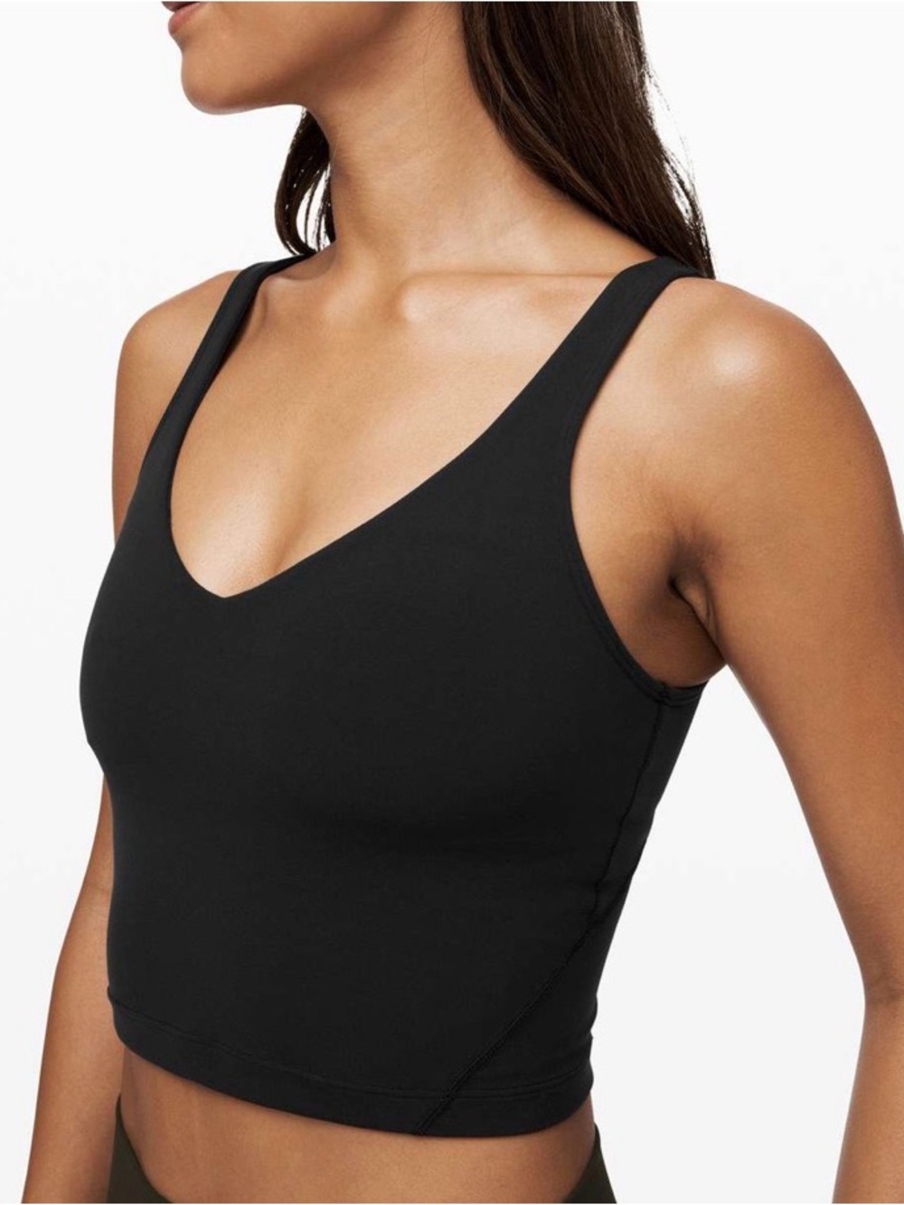 Lululemon Align Tank Black Size 6 Gym Yoga Athletic Workout Sport Bra Activewear